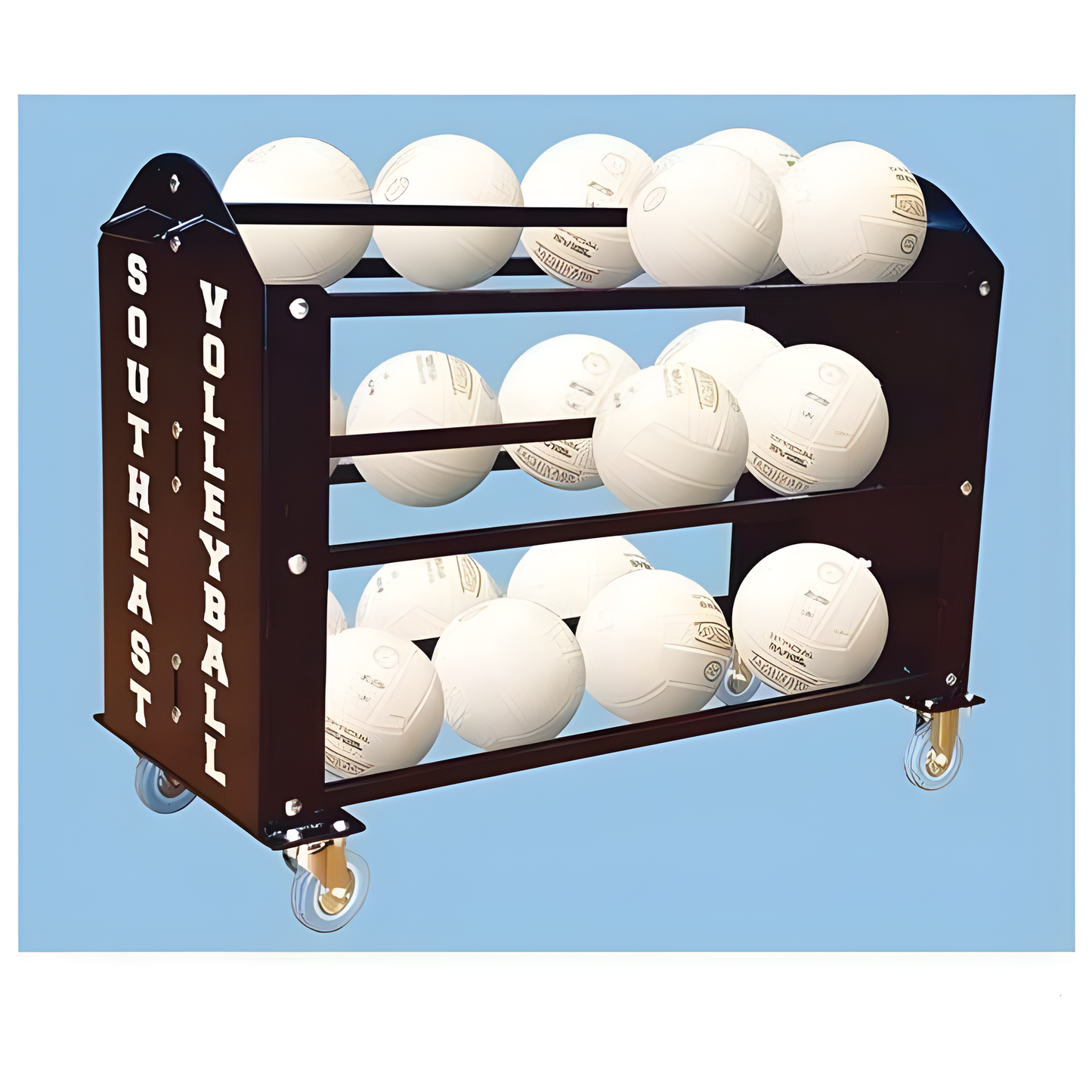 First Team Ball Hog Super Duty Volleyball Carrier (30 Volleyballs) FT24