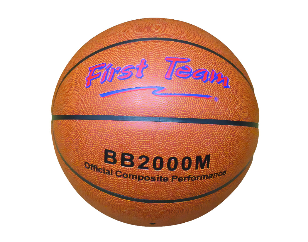 First Team BB2000M Official Men's composite performance basketball for indoor and outdoor use