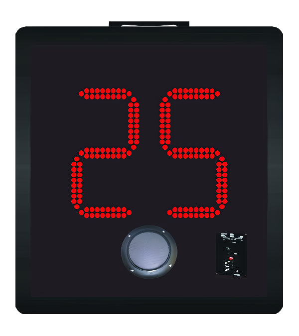 First Team FT800SCW Wireless basketball shot clock with large red LED display and built-in speaker