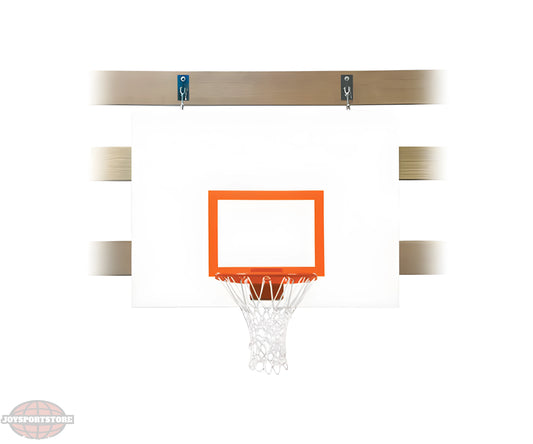 FIRST TEAM WALL MOUNTED BASKETBALL HOOPS with durable backboard and orange rim for home court fun