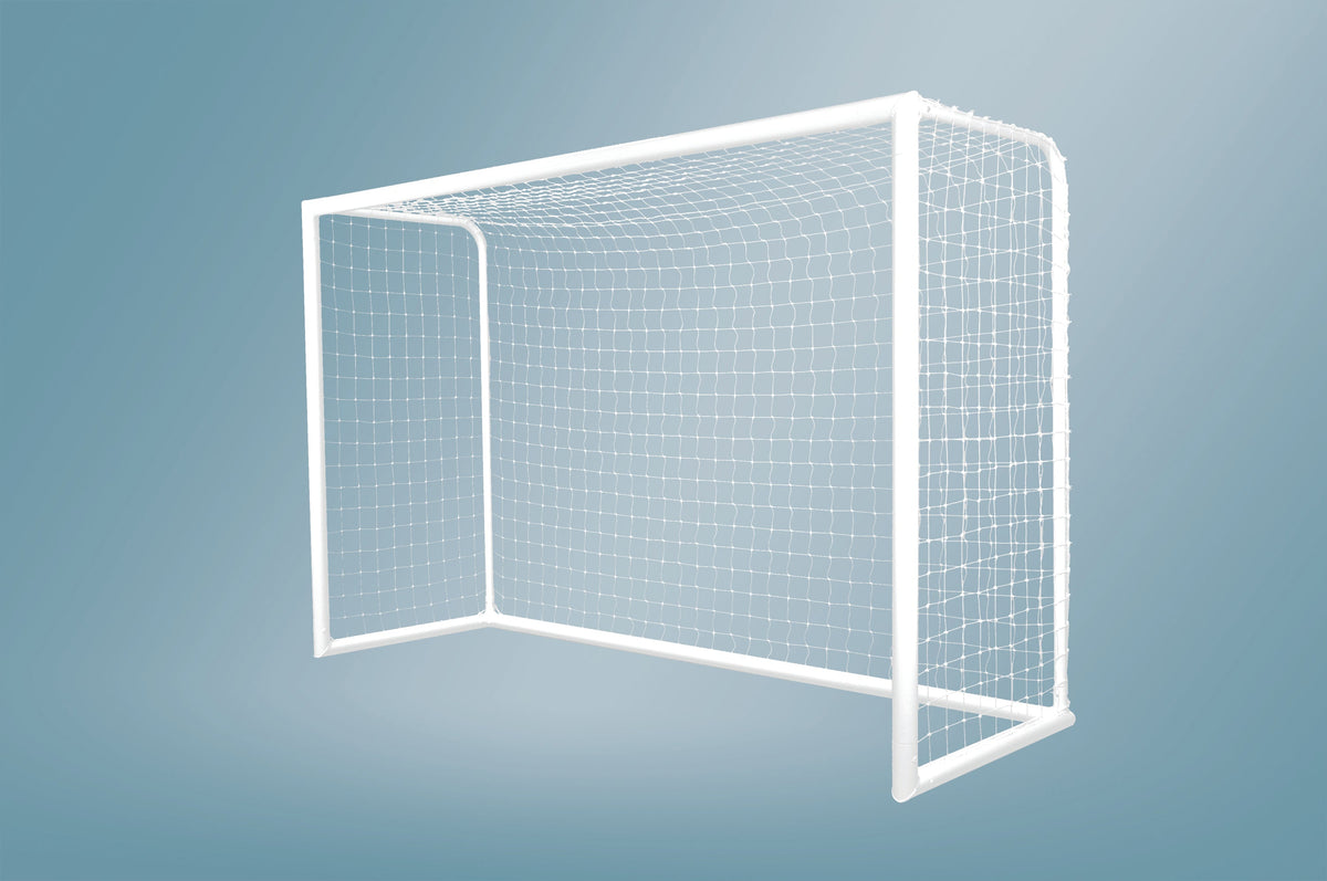 Jaypro Futsal Goal - Deluxe, Official Size (6 ft. 7 in.H x 9 ft. 10 in.W x 3 ft.3 in.D - 4 in. Sq. Net) (2m x 3m) Jaypro
