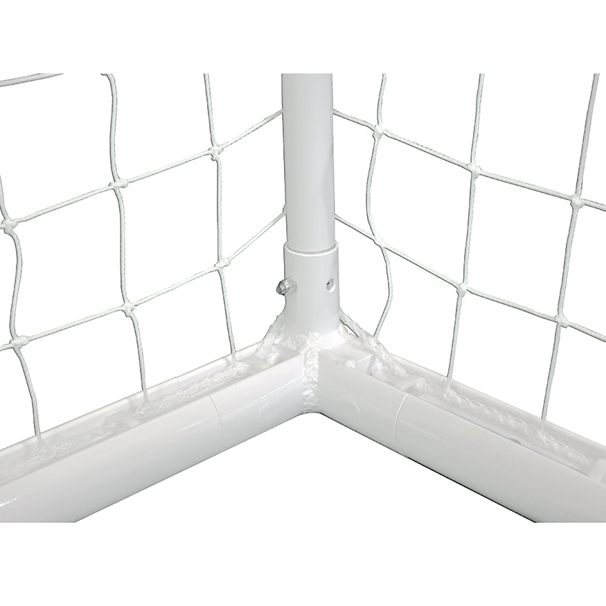 Jaypro Futsal Goal - Deluxe, Official Size (6 ft. 7 in.H x 9 ft. 10 in.W x 3 ft.3 in.D - 4 in. Sq. Net) (2m x 3m) Jaypro