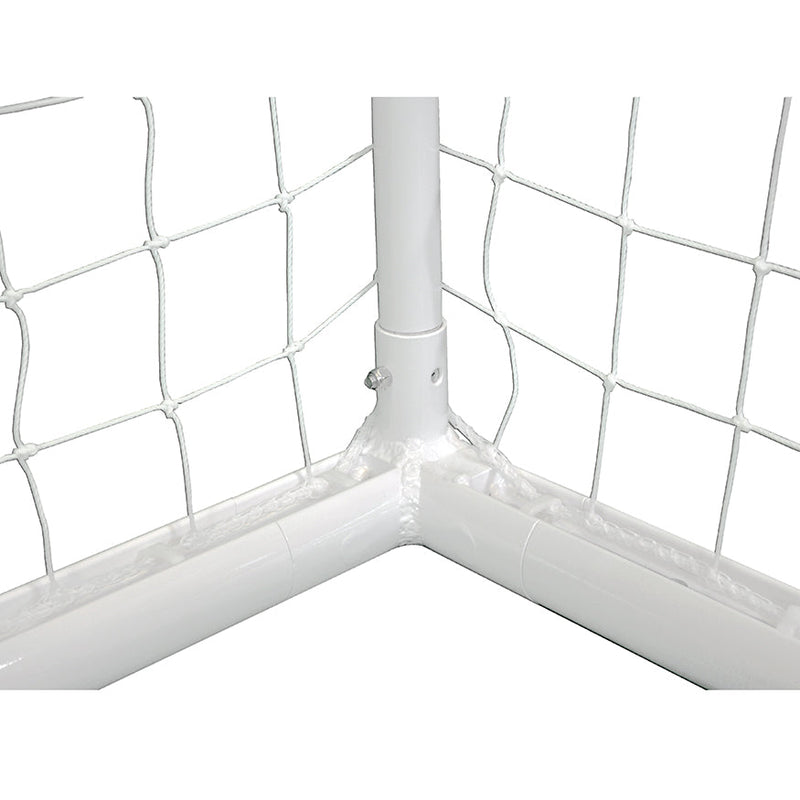 Jaypro Futsal Goal - Deluxe, Official Size (6 ft. 7 in.H x 9 ft. 10 in.W x 3 ft.3 in.D - 4 in. Sq. Net) (2m x 3m) Jaypro