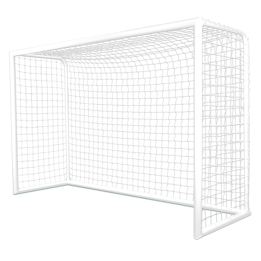 Jaypro Futsal Goal - Deluxe, Official Size (6 ft. 7 in.H x 9 ft. 10 in.W x 3 ft.3 in.D - 4 in. Sq. Net) (2m x 3m) Jaypro