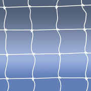 Jaypro Futsal Goal Replacement Net - Official Size  (6 ft. 7 in.H x 9 ft. 10 in.W x 3 ft.3 in.D - 4 in. Sq.) (2m x 3m) (White) Jaypro