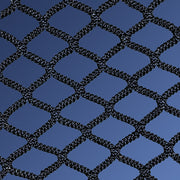 Jaypro Field Lacrosse  Replacement Net - NETX1  - (7mm) Seamless One-Piece Lacrosse Net (6 ft.H x 6W x 7 ft.D) (Black) Jaypro