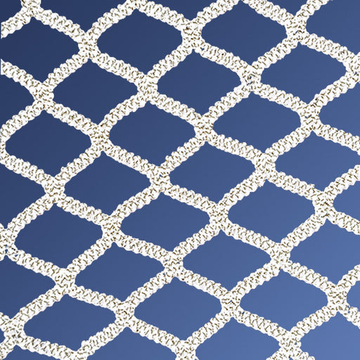 Jaypro Box Lacrosse Replacement Net - NetX1  - (7mm) Seamless One-Piece Lacrosse Net (4 ft.H x 4 ft.9 in.W x 4 ft.6 in.D) (White) Jaypro