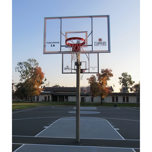 Gared 42” x 72” Rectangular Polycarbonate Basketball Backboard BB72P50