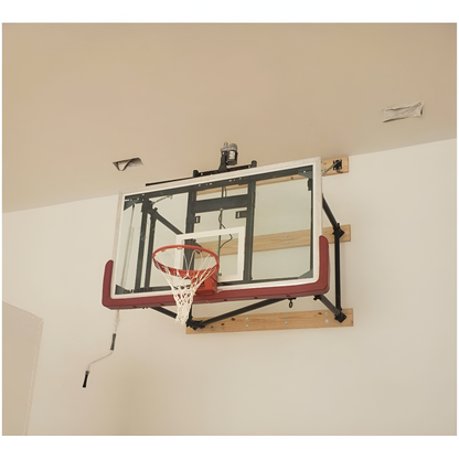 Gared 42” X 72” Side Fold Basketball Wall Mounted Package w/ Manual Height Adjuster