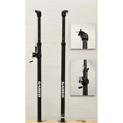 Gared Carbon Flare 3” Telescopic One-Court Volleyball System 5300
