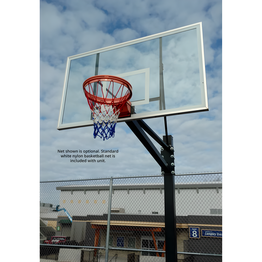 Gared Endurance 6” Square Post Polycarbonate Playground Basketball Hoop