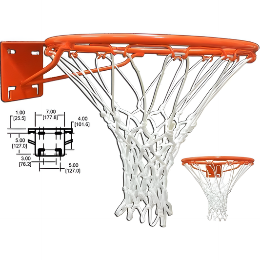 Gared Institutional Fixed Basketball Hoop Rim – 39WO