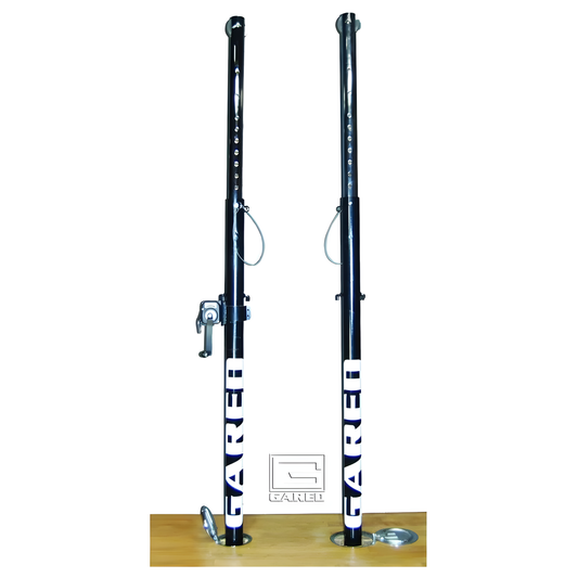 Gared Omnisteel 3" OD One-Court Volleyball System (5105) – No Sleeves