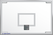 Jaypro Backboard -  Tempered Glass - Rectangular (72 in.W x 48 in.H) (Indoor) Jaypro