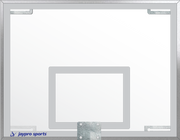 Jaypro Backboard - Unbreakable Glass - Rectangular (54 in.W x 42 in.H) - NCAA, NFHS Compliant Jaypro