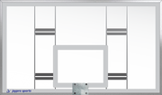 Jaypro Conversion Backboard - Tempered Glass Conversion Package - NCAA, NFHS Compliant Jaypro