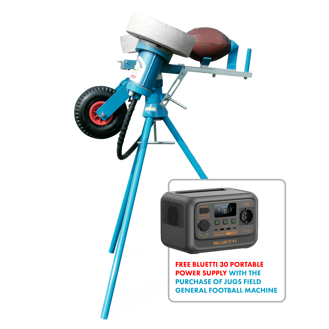 JUGS Field General Football Machine JUGS Sports