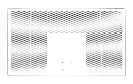 FIRST TEAM perforated metal basketball backboard for outdoor basketball hoop system