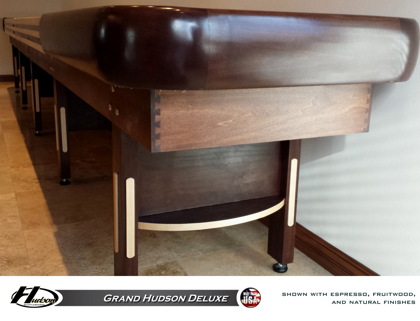22' Grand Hudson Deluxe Shuffleboard Table