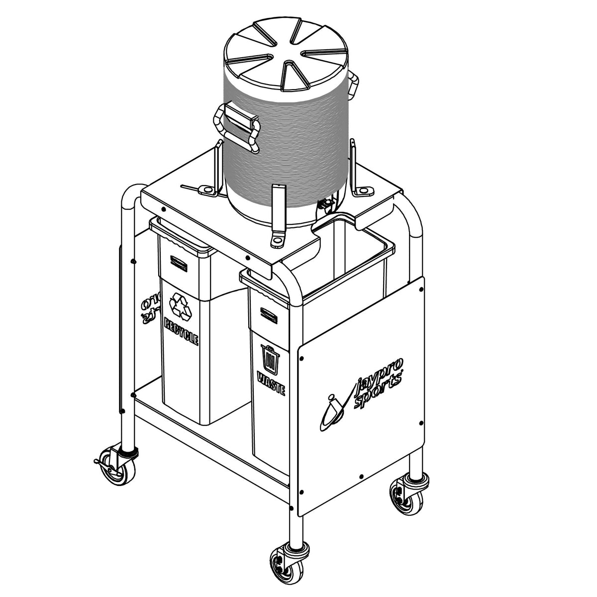 Jaypro Court/Side Line Hydration Cart