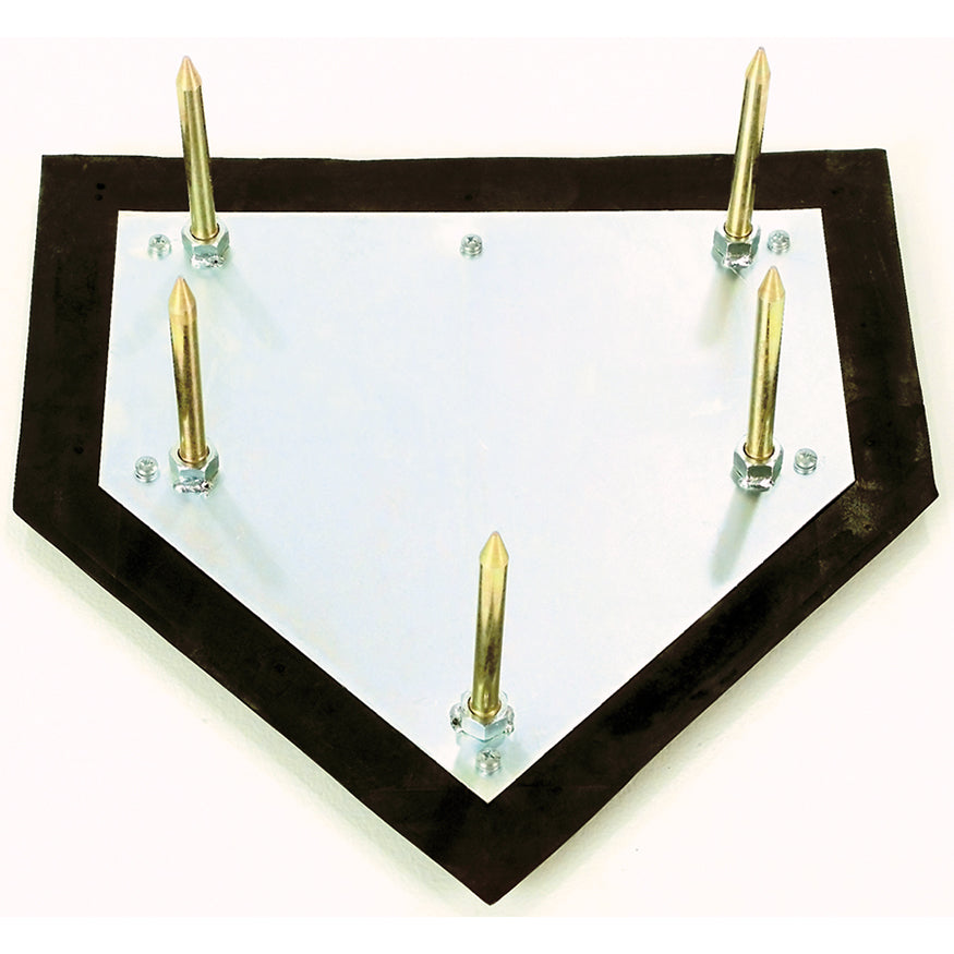 Jaypro Home Plate - Major League  (5 Zinc-Plated Spikes) Jaypro