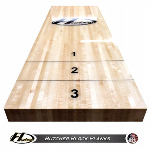 Hudson 3" Thick Hard Rock Maple Butcher Block Plank for 9' Cradle