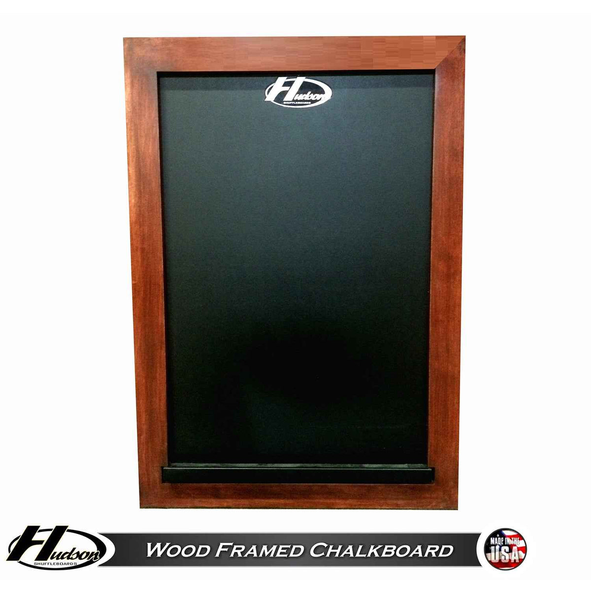 Hudson wood framed chalkboard scoreboard