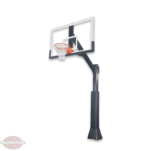 Ironclad Basketball Hoop with Clear Backboard and Sturdy Support for Outdoor Play