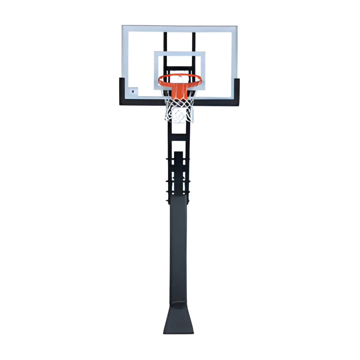 Ironclad Triple Threat Basketball Hoop with Adjustable Height for Backyard Play