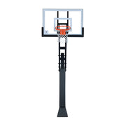Ironclad Triple Threat Basketball Hoop with Adjustable Height for Backyard Play
