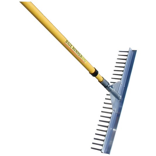 Jaypro Base Runner Rake - 36" | Heavy-Duty Rake for Base Path Grooming and Infield Maintenance (BRR-36)