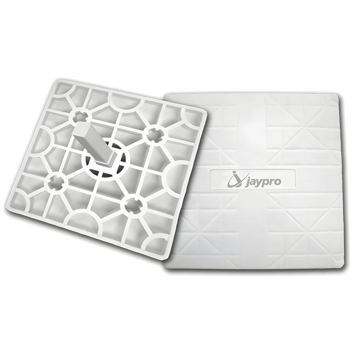 Jaypro Baseball Base Set – Flex Style (Set of 3, White) | Durable, Low-Impact Safety Bases for Practices & Games – BB-200 - JoySportStore