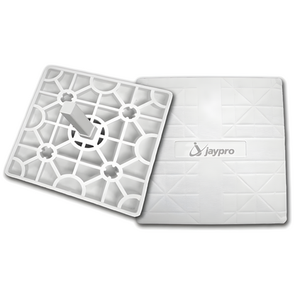 Jaypro Baseball Base Set – Flex Style (Set of 3, White) | Durable, Low-Impact Safety Bases for Practices & Games – BB-200