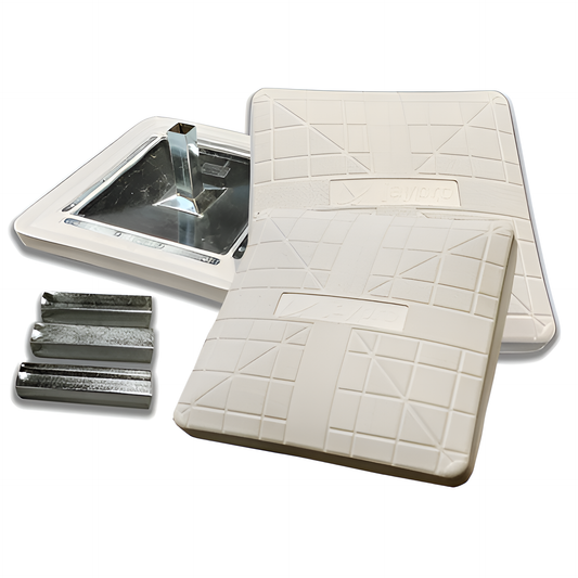 Jaypro Baseball Base Set Pro-Style Hollywood (Set of 3) | Durable, Game-Ready Field Bases (BB-800)