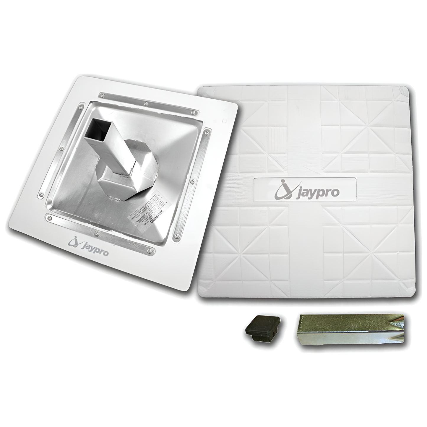Jaypro Baseball Base Set – Pro-Style Hollywood (Set of 3, White) | Official Field Bases for Competitive Play – BB-500