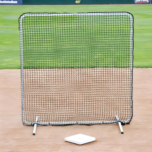 Jaypro Baseball Fielder’s Screen – Classic (7′ × 7′) | Durable Field Protection for Hot Corner & Infield Play (CFS)