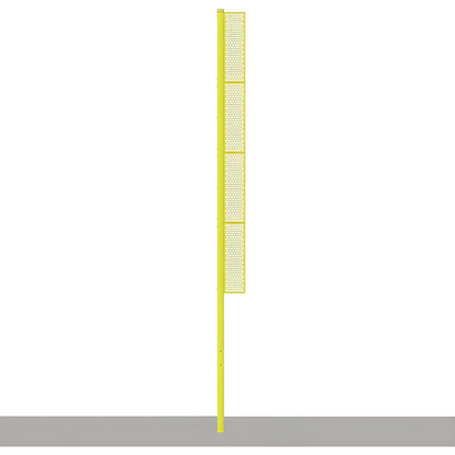 Jaypro Baseball Foul Poles - Professional (40') - Surface Mount | Extra-Tall, Pro-Grade Foul Line Markers (BBFP-40SM)