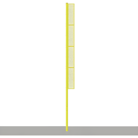 Jaypro Baseball Foul Poles - Professional (40') - Surface Mount | Extra-Tall, Pro-Grade Foul Line Markers (BBFP-40SM)