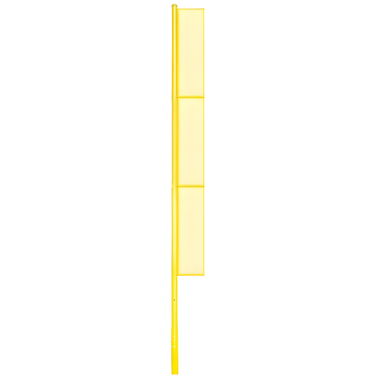 Jaypro Baseball Foul Poles – Professional (30′) – Yellow | Regulation‑Height, High‑Visibility Game-Day Extremities (BBFP‑30)