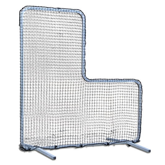 Jaypro Baseball “L” Screen – Classic (7′ × 7′) | Compact, Heavy-Duty Screen for Batting Cages & Bullpens (CFSL)