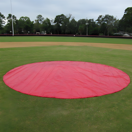 Jaypro Baseball Rain Cover with Weighted Hem (Round - 18 oz. UV Treated Vinyl) BBRCW