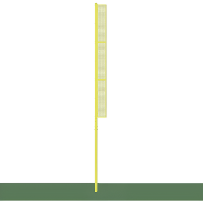 Jaypro Baseball/Softball Foul Poles – Collegiate (30') – Yellow | High-Visibility, Weatherproof Field Upgrade (BBCFP-30)