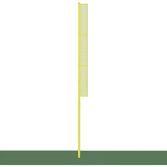 Jaypro Baseball/Softball Foul Poles – Collegiate (30') – Yellow | High-Visibility, Weatherproof Field Upgrade (BBCFP-30)