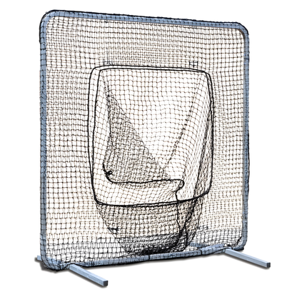 Jaypro Baseball/Softball Soft Toss Screen – Classic (7' x 7') | Heavy-Duty Practice Net for Batting &amp; Fielding Drills (CFSST)