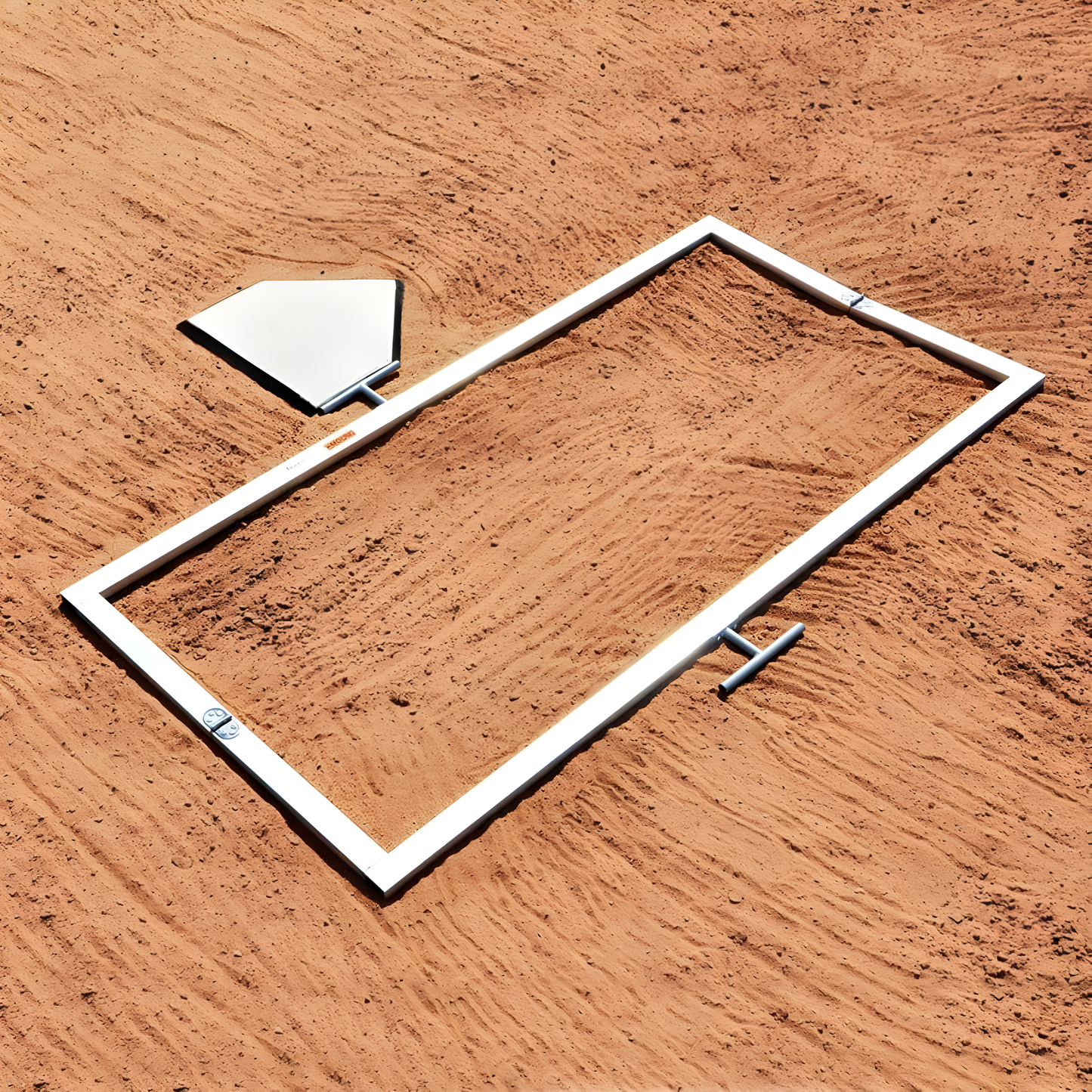 Jaypro Batter’s Box Template – Little League (3′ × 6′) | Precision Field Layout for Youth Baseball (BBTMLL)