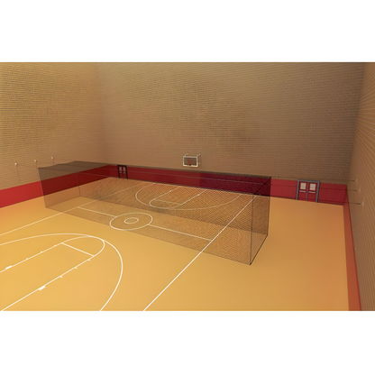 Jaypro Batting Cage – 70' Quick Set-Up Indoor System | Freestanding Frame with Net | 14'W x 14'H (BBC-QS70)