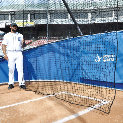 Jaypro Batting Cage Big League Series – Bomber All-Star Batting Turtle | Pro-Quality Mobile Hitting Cage – BMR-1