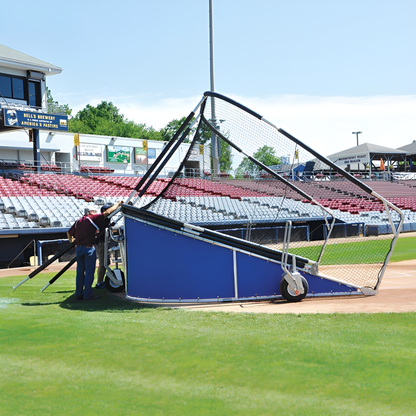 Jaypro Batting Cage Big League Series – Bomber All-Star Batting Turtle | Pro-Quality Mobile Hitting Cage – BMR-1