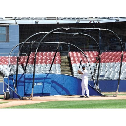 Jaypro Batting Cage Big League Series – Bomber All-Star Batting Turtle | Pro-Quality Mobile Hitting Cage – BMR-1