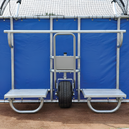 Jaypro Batting Cage Big League Series – Bomber All-Star Batting Turtle | Pro-Quality Mobile Hitting Cage – BMR-1